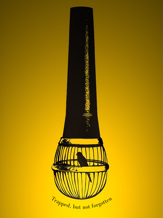 Trapped but Not Forgotten - Framed Canvas Art