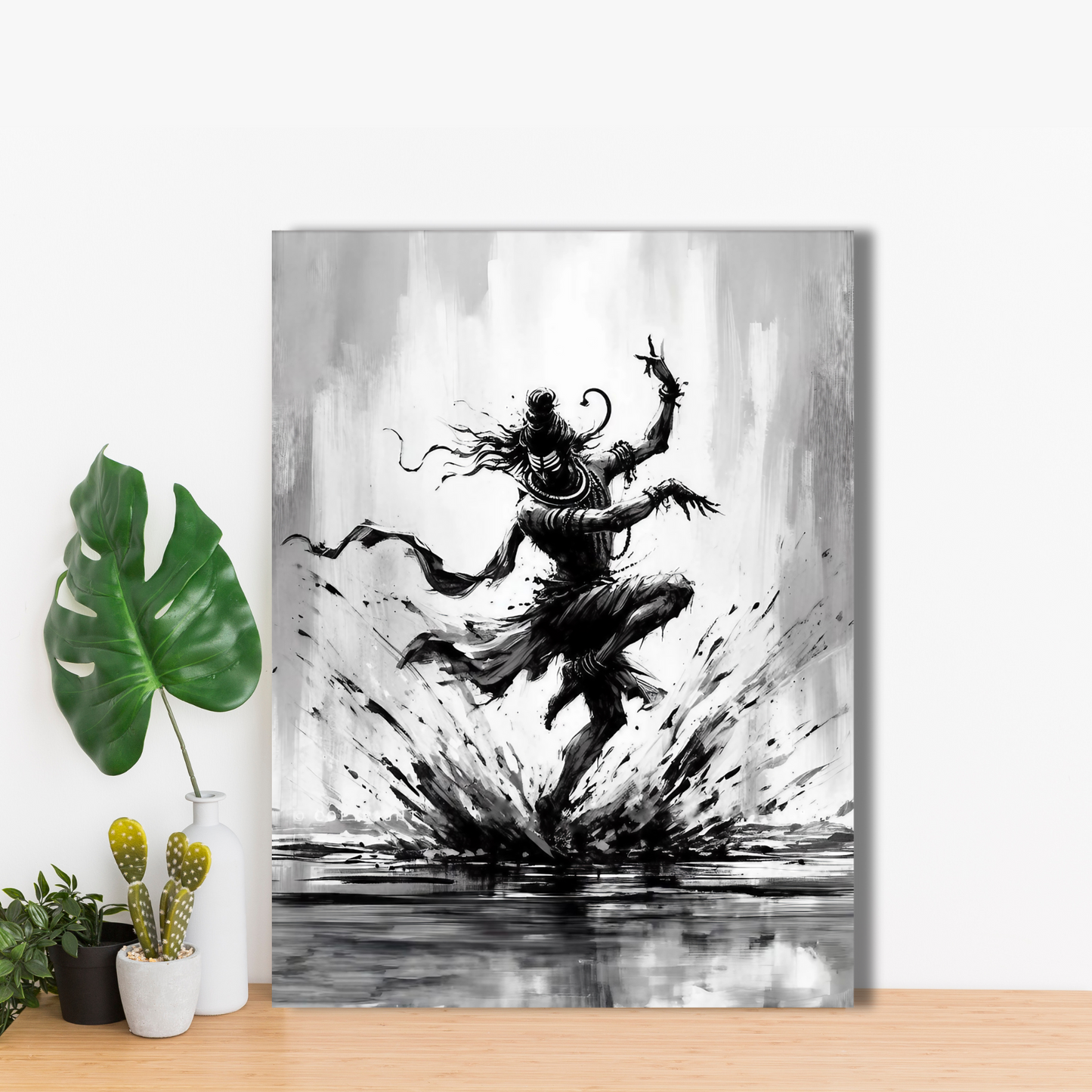 Dance of Destruction - Framed Canvas Art