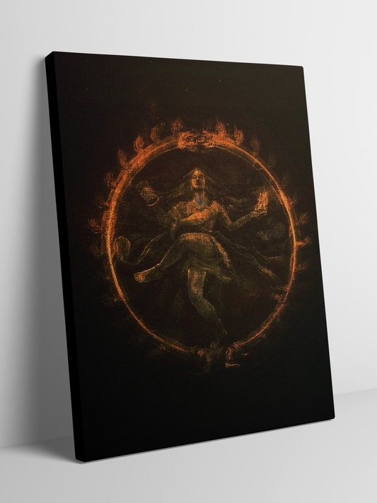 The Cosmic Dance - Framed Canvas Art