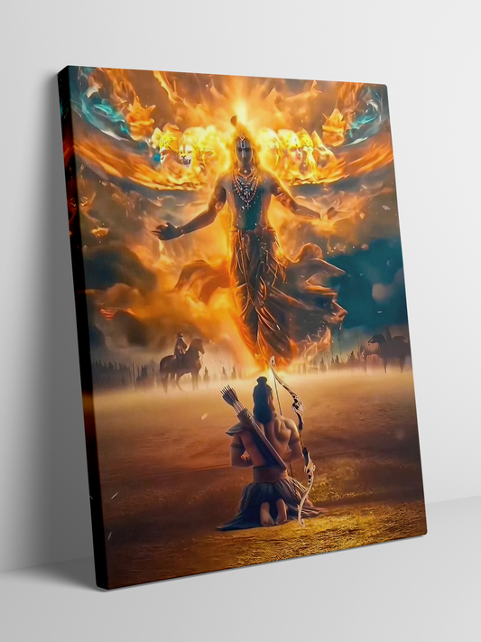 Divine Revelation - Framed Canvas Art