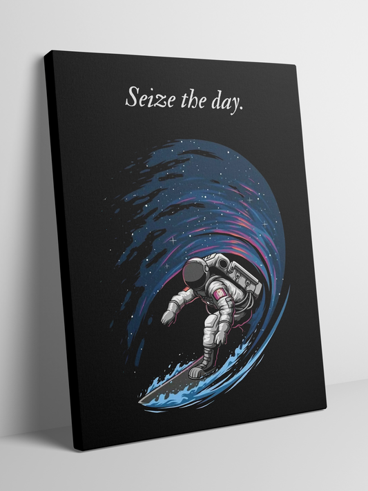 Seize the Day - Framed Canvas Art
