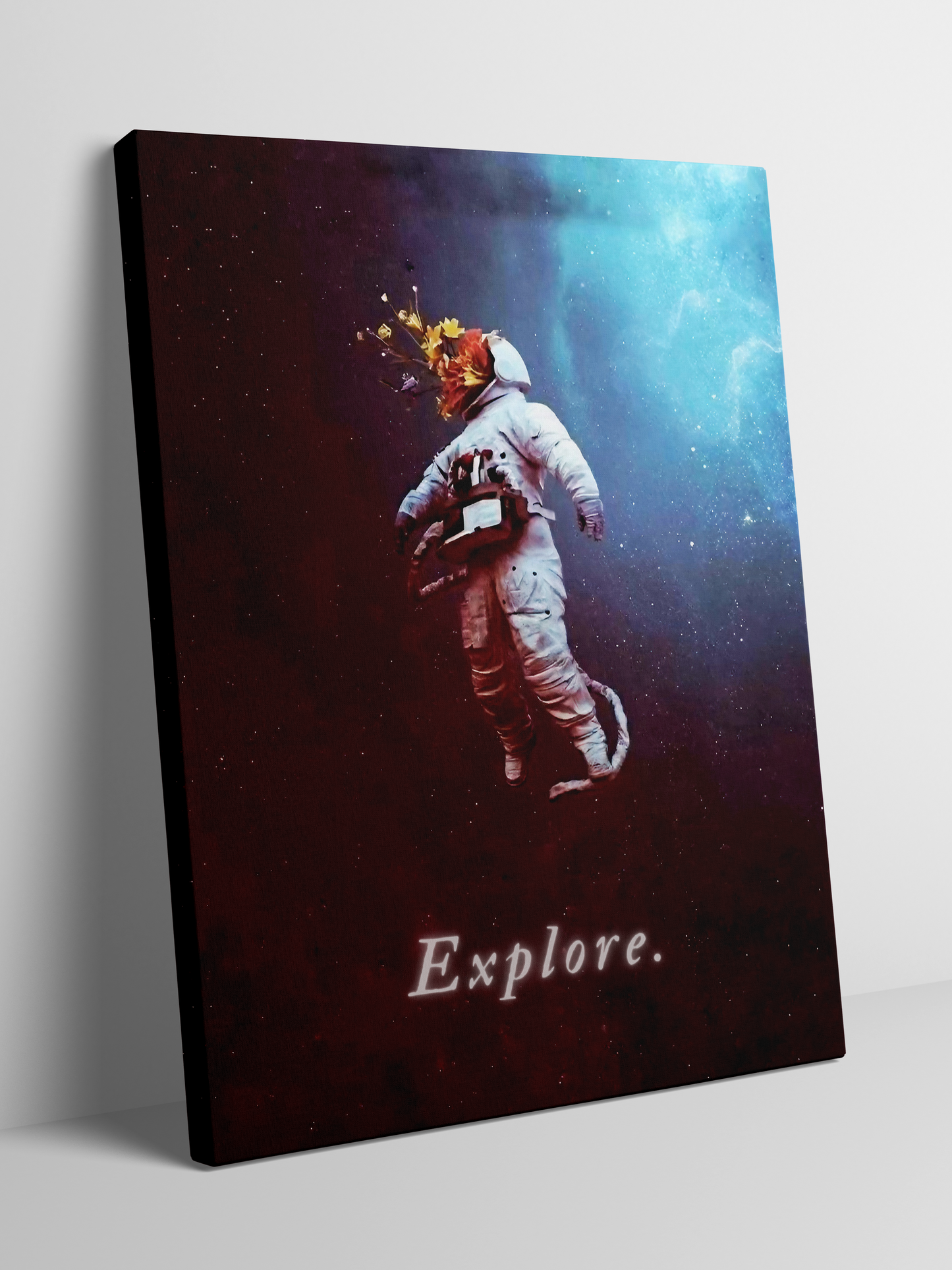 Explore the Unknown - Framed Canvas Art