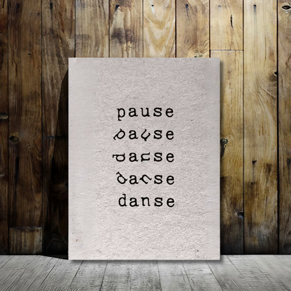Pause to Dance - Framed Canvas