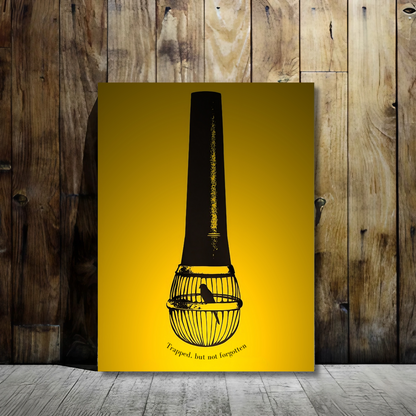 Trapped but Not Forgotten - Framed Canvas Art