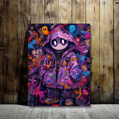 Urban Expression - Framed Canvas Art