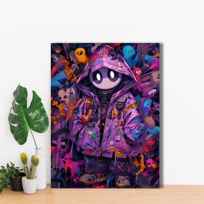 Urban Expression - Framed Canvas Art