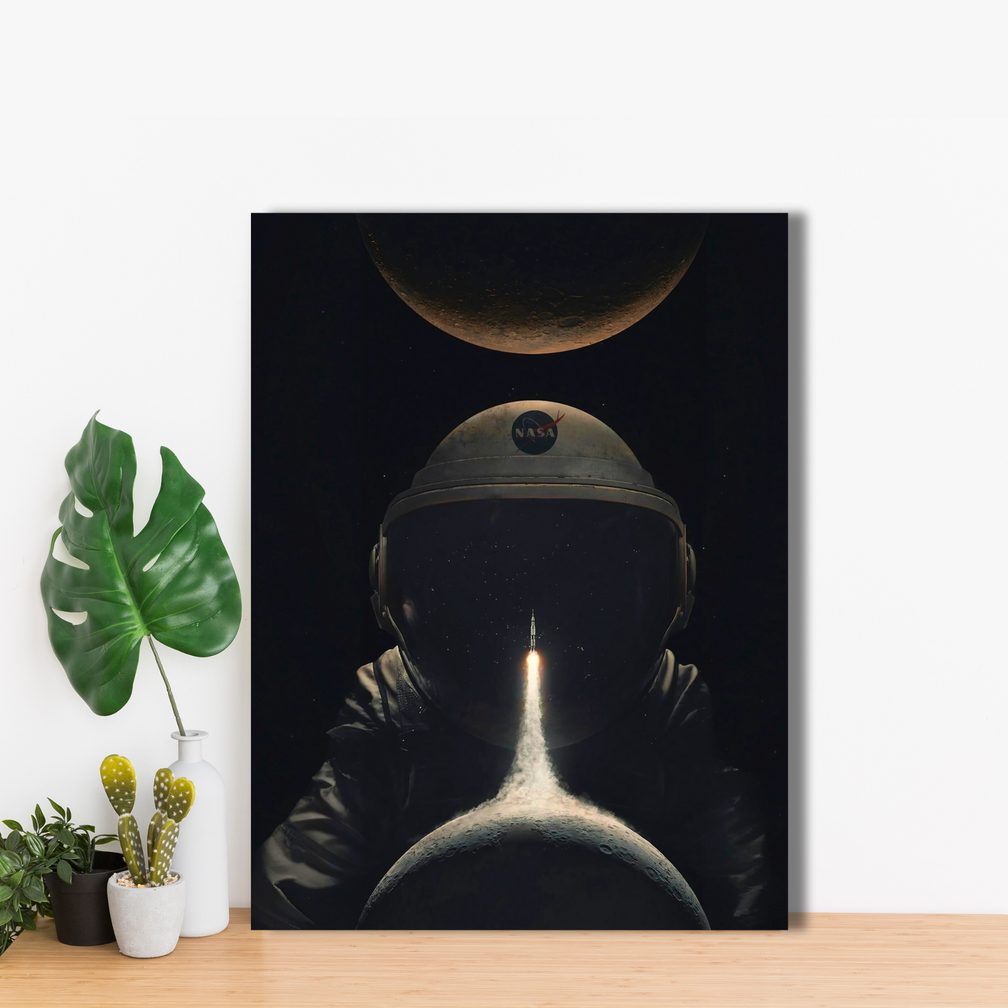 Astronaut’s Dream - Framed Canvas Art