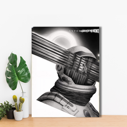 Interstellar Tesseract - Space Odyssey - Framed Canvas Art