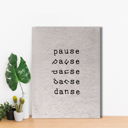 Pause to Dance - Framed Canvas