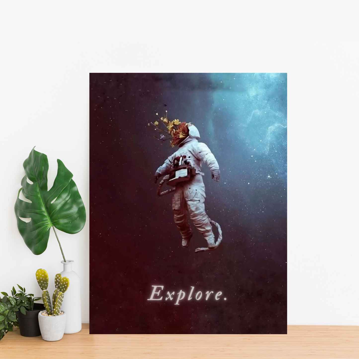Explore the Unknown - Framed Canvas Art