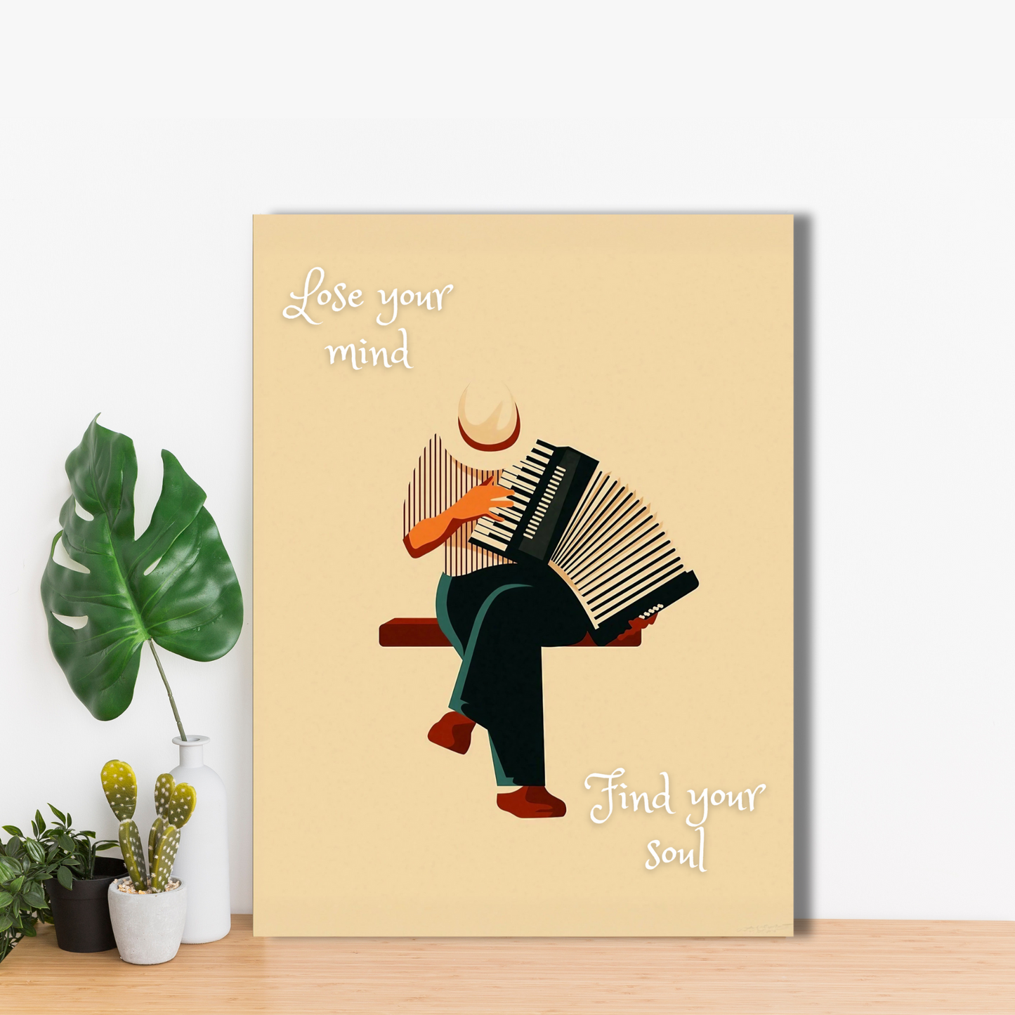 Lose Your Mind, Find Your Soul - Framed Canvas Art
