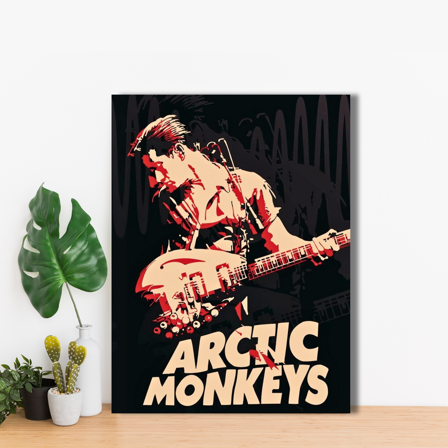 Rock'n'Roll Never Dies - Framed Canvas Art