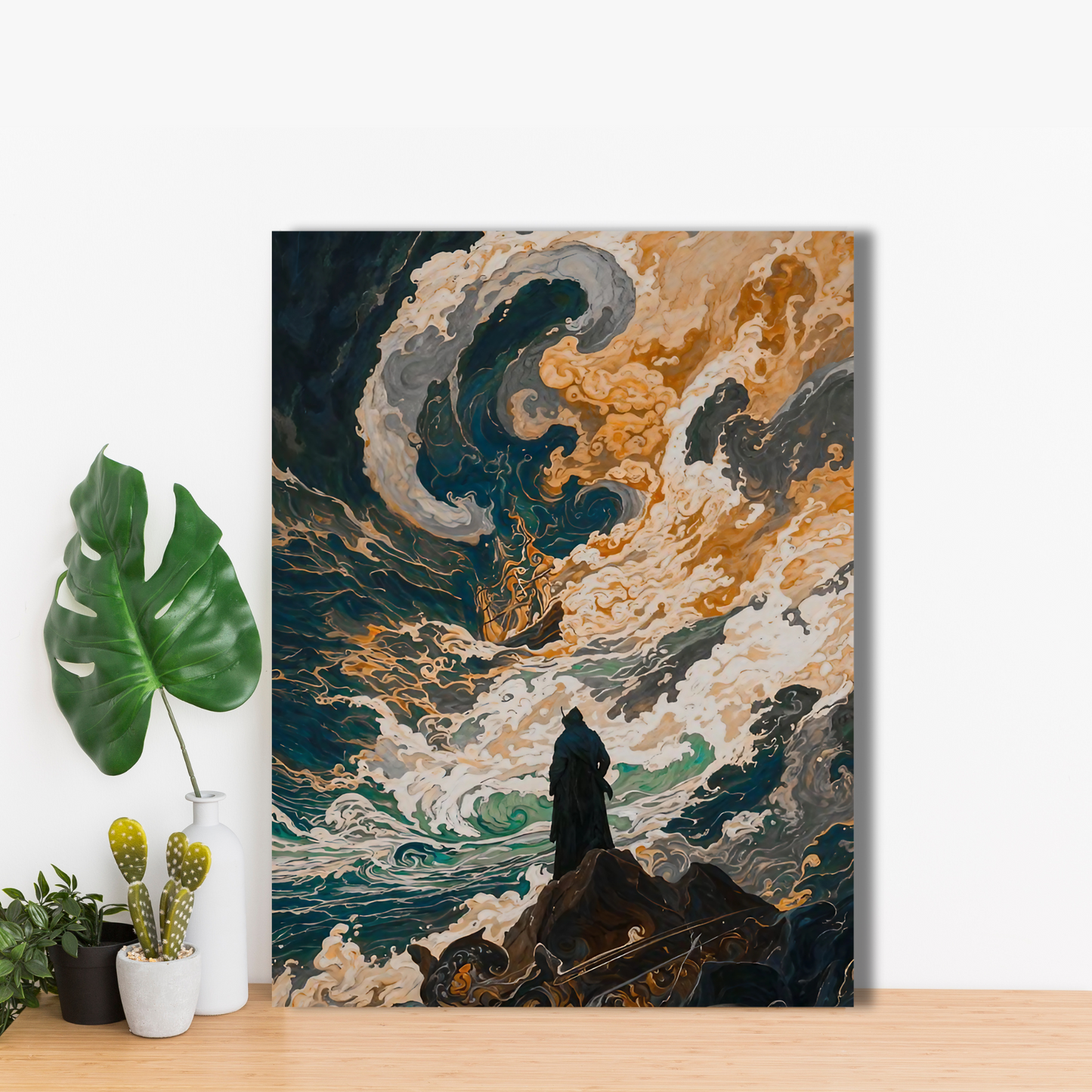 Voyage of the Unknown - Framed Canvas Art