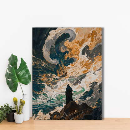 Voyage of the Unknown - Framed Canvas Art