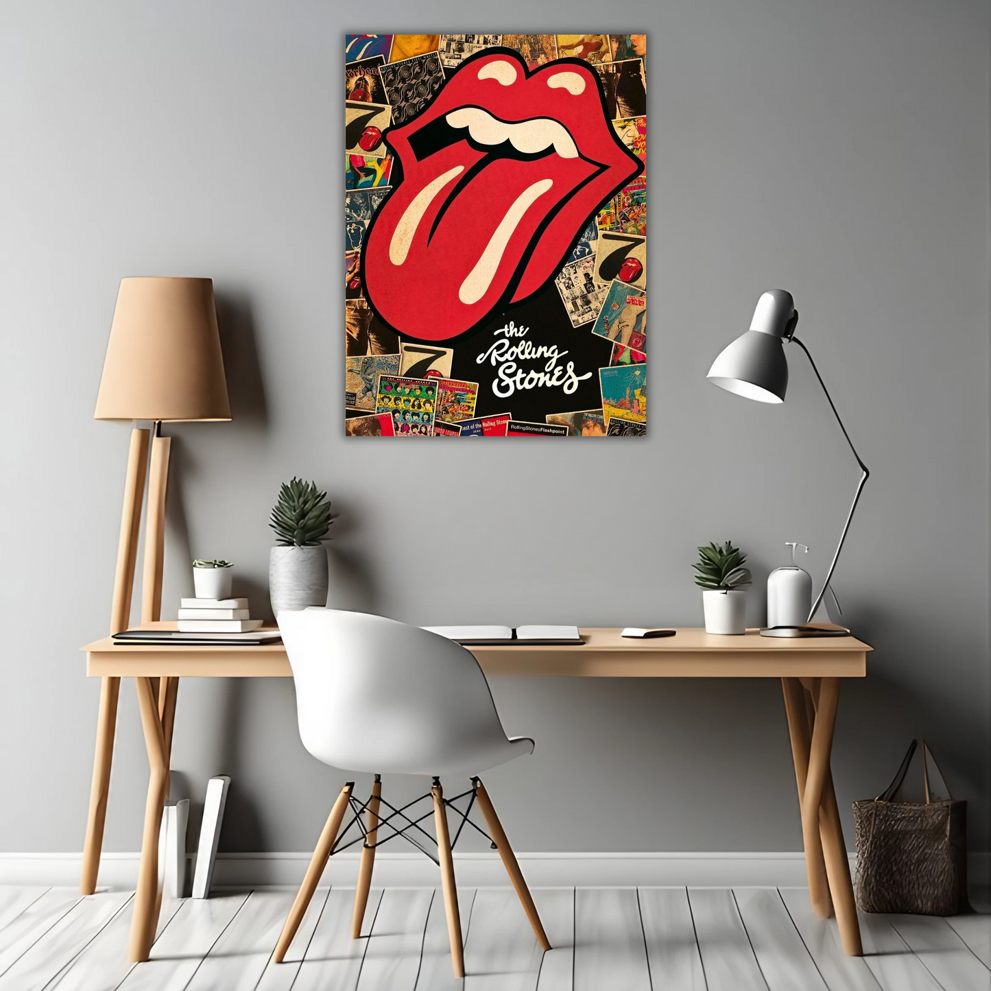 Rolling Stones Legacy - Framed Canvas Art