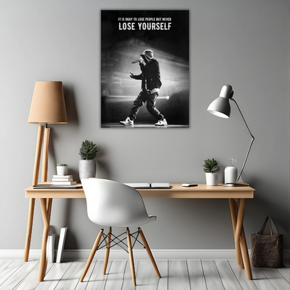 Lose Yourself - Framed Canvas Art