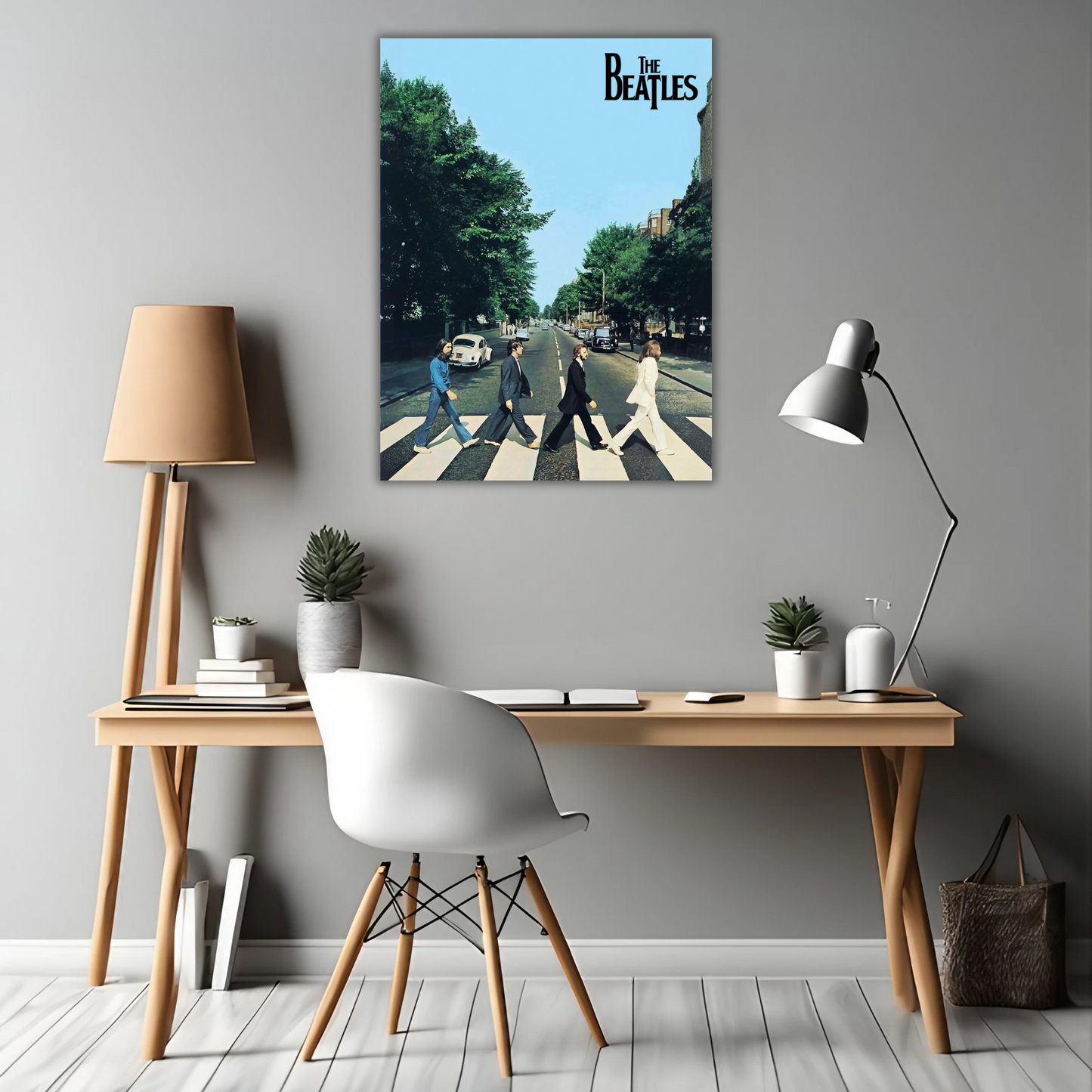 The Beatles - Framed Canvas Art