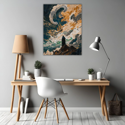 Voyage of the Unknown - Framed Canvas Art
