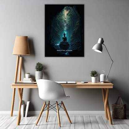 Enlightenment in the Wilderness - Framed Canvas Art