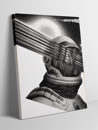 Interstellar Tesseract - Space Odyssey - Framed Canvas Art