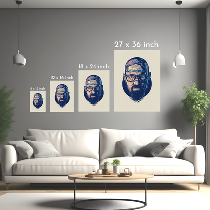 The Chemistry of Transformation - Breaking Bad - Canvas Framed Art