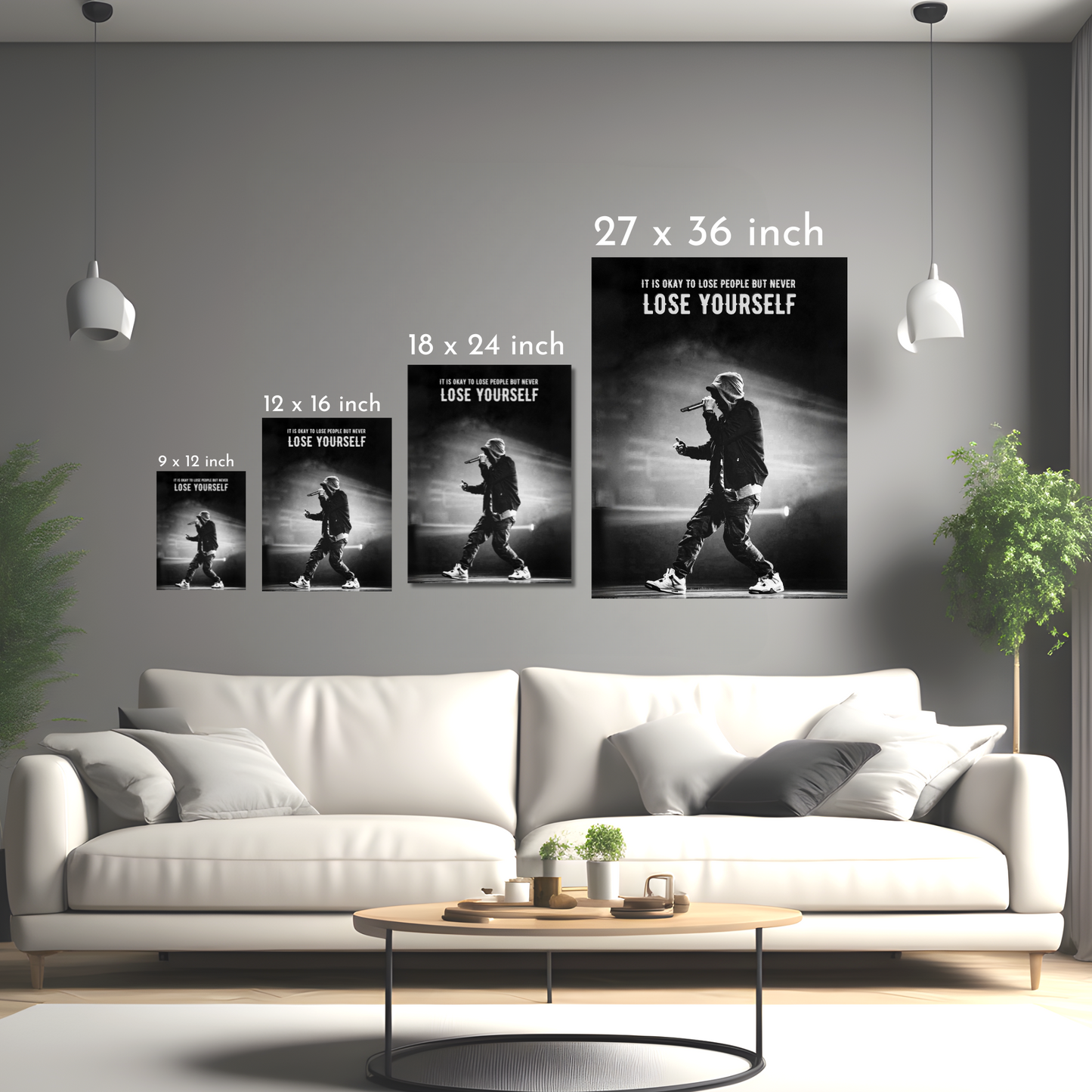 Lose Yourself - Framed Canvas Art