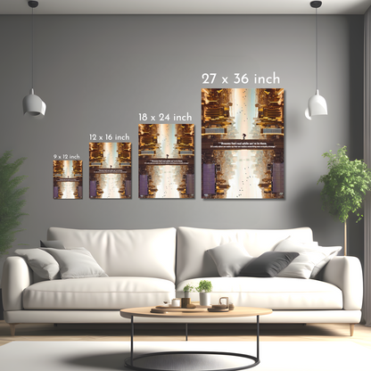 Inception Cityscape - Surreal Cinematic Art - Framed Canvas