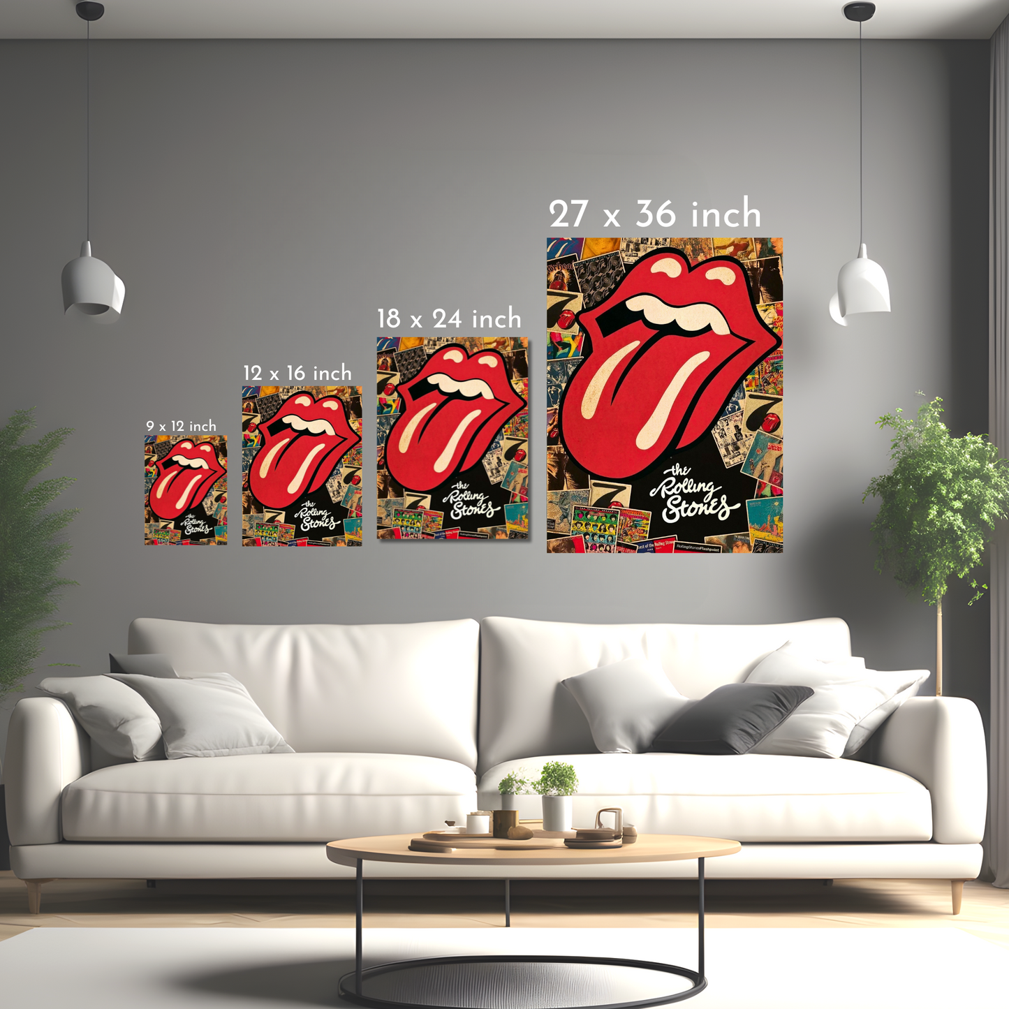 Rolling Stones Legacy - Framed Canvas Art