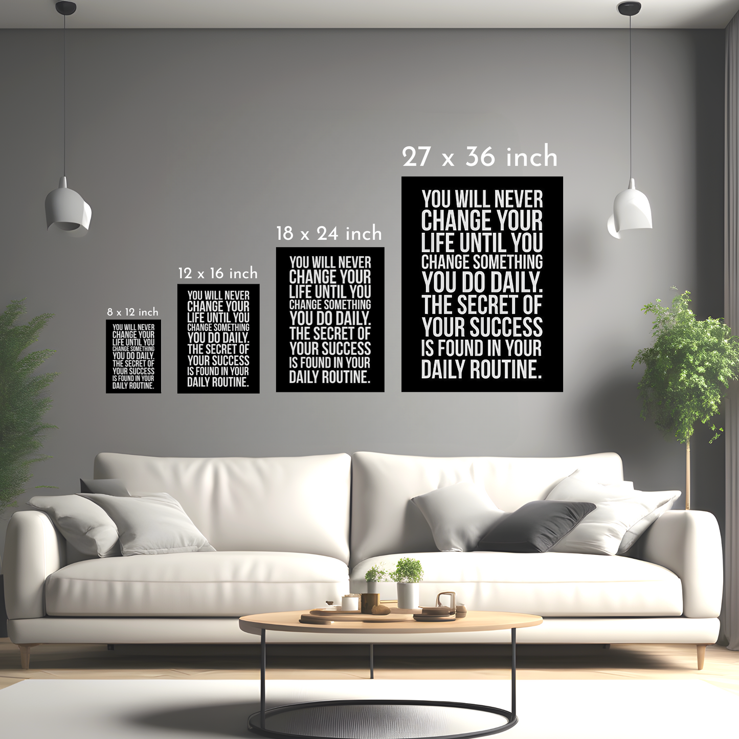 Discipline Inspiration - Framed Canvas Art