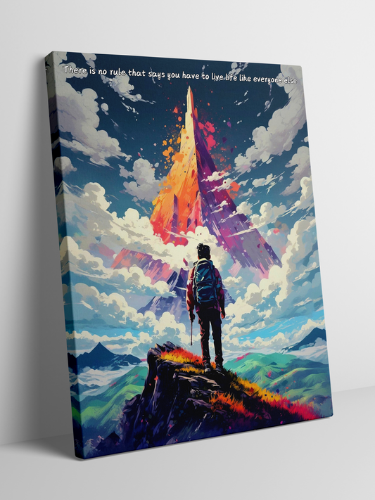 Journey Beyond Boundaries - Framed Canvas Art