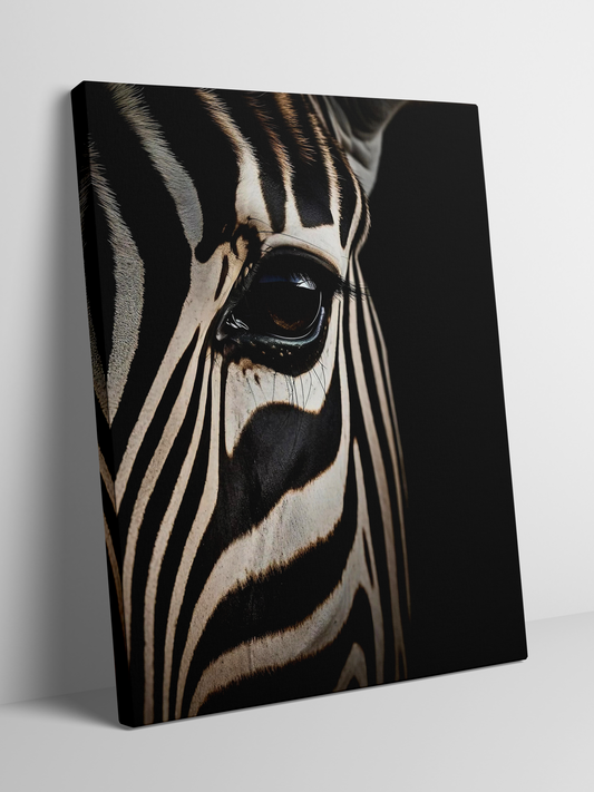 Stripes of the Wild - Framed Canvas Art