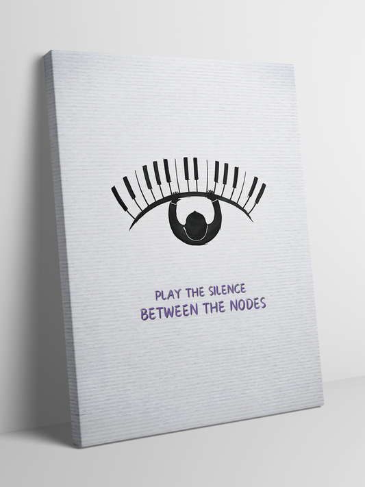 Silent Symphony - Framed Canvas Art