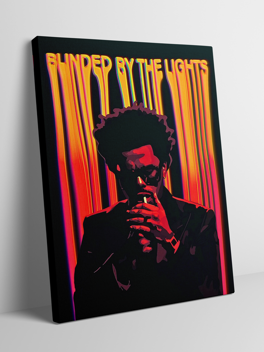 Blinding Lights - Framed Canvas Art