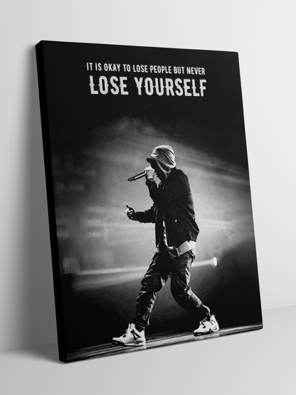Lose Yourself - Framed Canvas Art