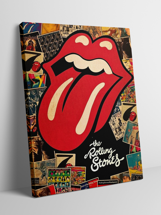 Rolling Stones Legacy - Framed Canvas Art