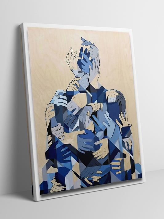 Unity in Fragments - Framed Canvas Art