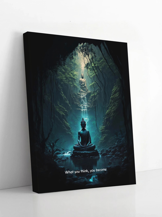 Enlightenment in the Wilderness - Framed Canvas Art