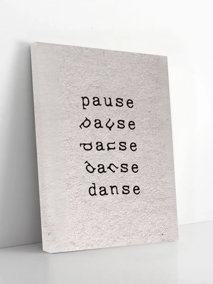 Pause to Dance - Framed Canvas