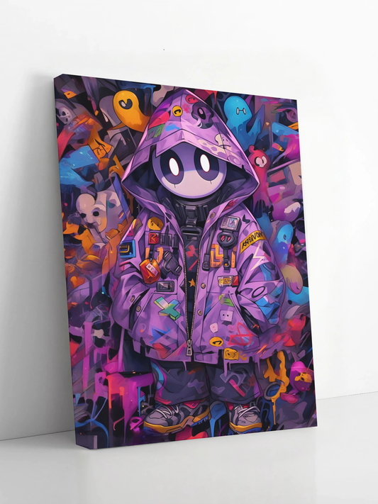 Urban Expression - Framed Canvas Art