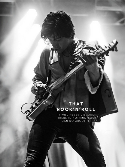 Rock’n’Roll Will - Monochrome Art